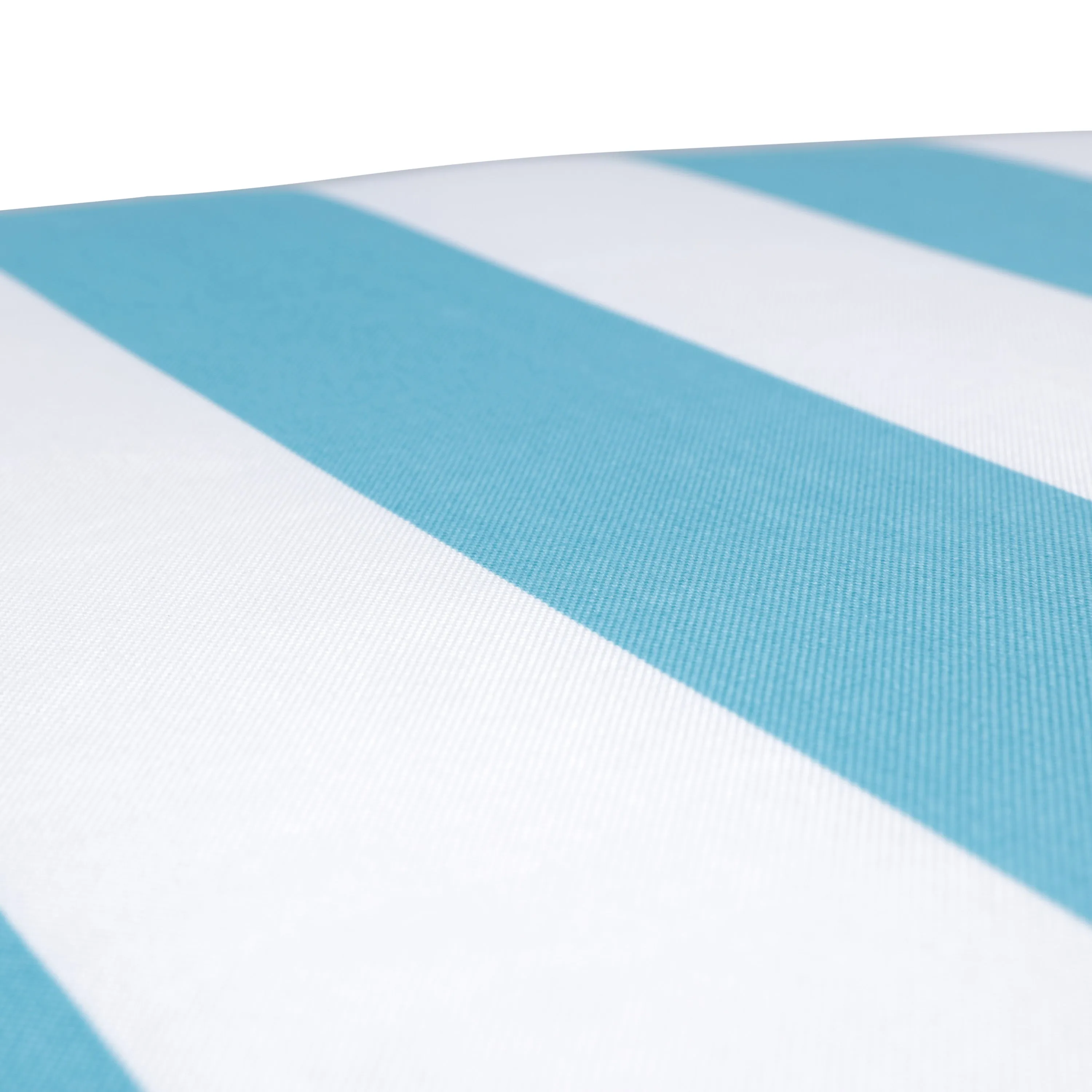 Cabana Stripe Turquoise 18.5-Inch Throw Pillow (Set Of 2)